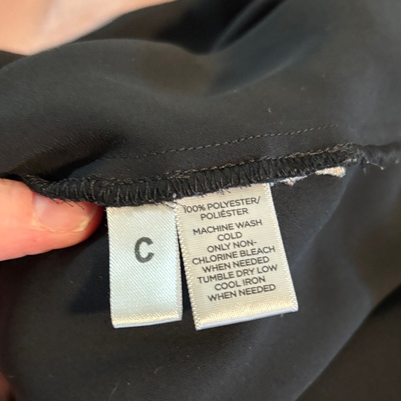 LOFT Black Button Down Shirt - Picture 8 of 8